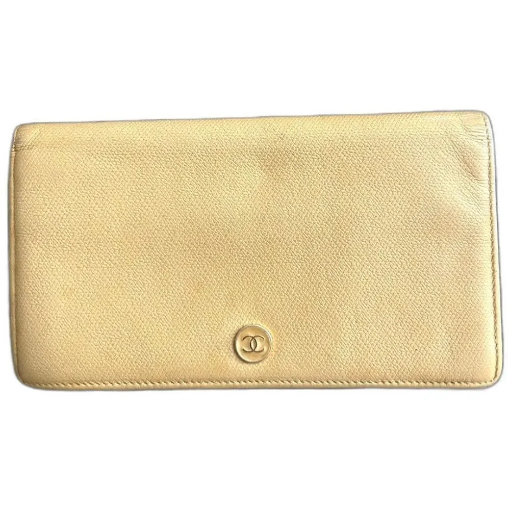 Vintage Chanel Gold Wallet